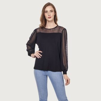 Fina Perú Polo saya negro oferta