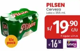 Vega Pilsen Cerveza Lata 355ml oferta