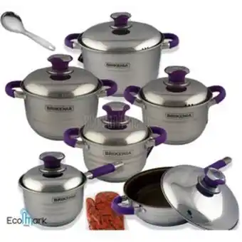 Linio Set de ollas romania acero inoxidable br... oferta