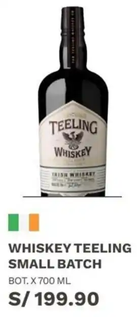 Wong Whisky Teeling Small Batch 700ml oferta