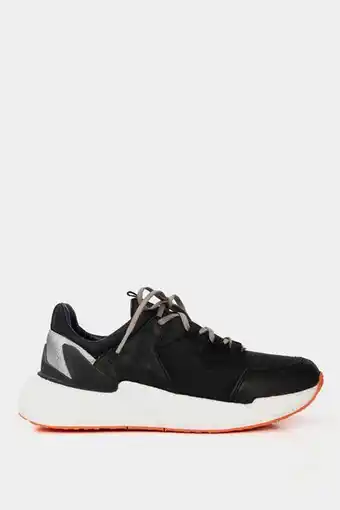 Vélez Zapatilla deportiva levety de cuero por lona para hombre combinación de texturas oferta