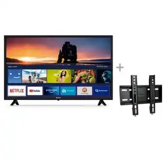 Hiraoka Tv miray led hd smart 32" ms32-k502 + rack fijo miray sfm 26-32b oferta