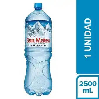 Tottus Agua mineral sin gas 2.5 l oferta