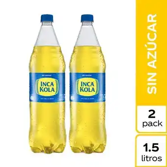 Tottus Two pack inca kola zero sin azúcar 1.5 l oferta