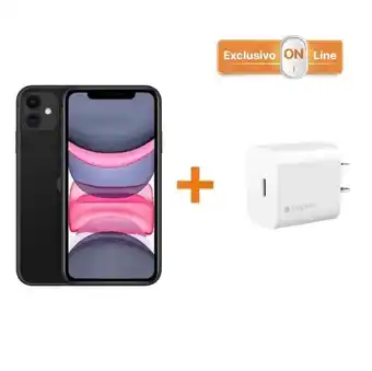 iShop Iphone 11 - 128 gb - negro + cubo de carga mophie exclusivo online oferta