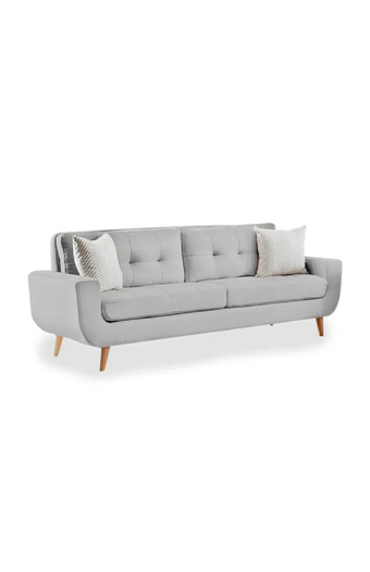 Tiendas EFE Sofá 3 cuerpos modelo mango plata oferta