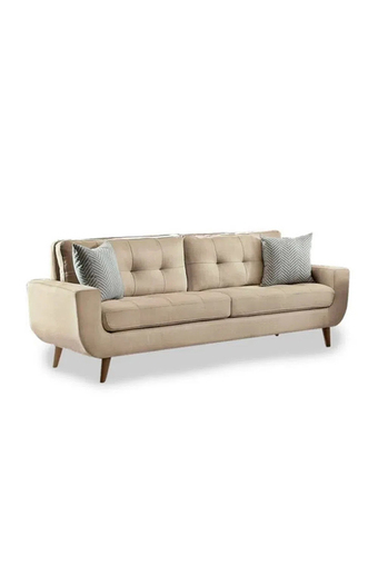 Tiendas EFE Sofá 3 cuerpos modelo mango beige oferta