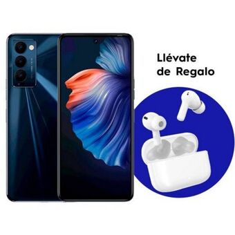 Hiraoka Celular libre tecno camon 18 6.8" 128gb 6gb ram dusk grey + audífono bluetooth tecno tws earphone bd01 wl blanco oferta