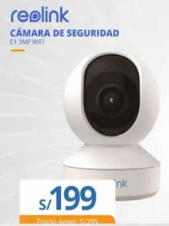 Tiendas EFE ReoLink Camara de seguridad E1 3MP WiFi oferta