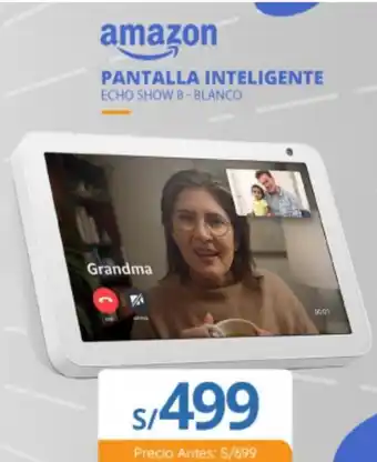 Tiendas EFE Amazon Pantalla Inteligente Echo Show 8 - Blanco oferta