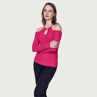 Mentha & Chocolate Polo gabriela fucsia oferta