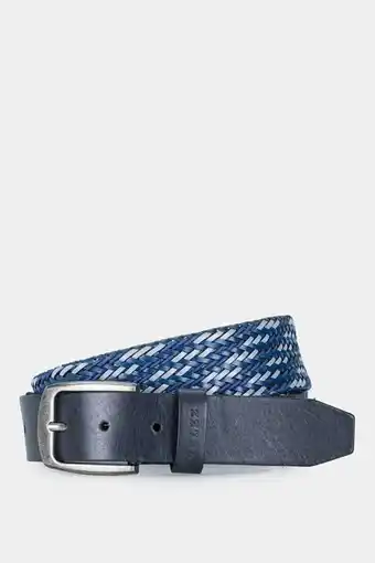 Vélez Cinturón unifaz de cuero y cordón para hombre ciruela oferta