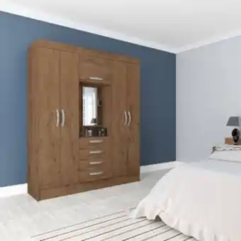 Linio Mica ropero belem 5 puertas 4 cajones es... oferta
