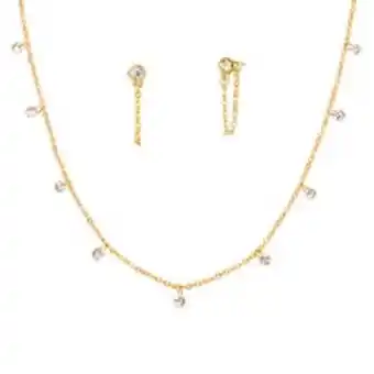 Ésika Estuche collar + aretes radiant gems oferta