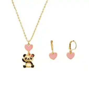 Ésika Estuche collar + aretes charming panda oferta