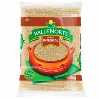 Arroz integral valle norte - envase 750 gr - unidad