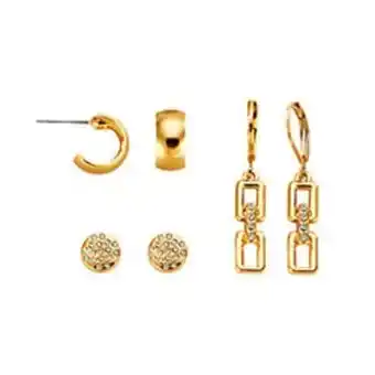 Ésika Estuche de aretes x3 love trend oferta