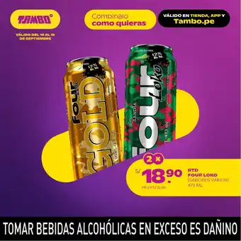 Tambo RTD Four Loko oferta