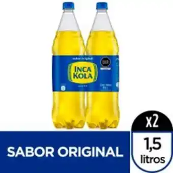 Metro Gaseosa inca kola botella 1.5 lt pack de 2 unid oferta