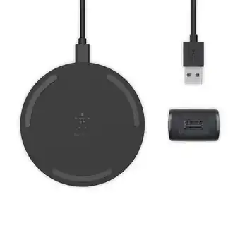 iShop Cargador inal\u00e1mbrico pad boost charge 10w - negro oferta
