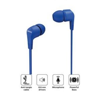 Tai Loy Audifono philips in ear con cable tae1105 azul oferta