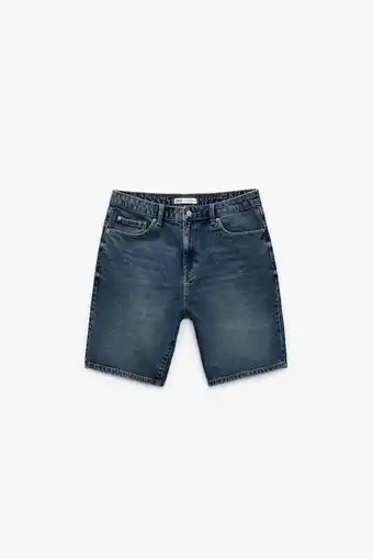 ZARA Bermuda denim básica oferta