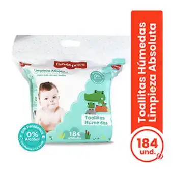 InkaFarma Toallas húmedas fisher price limpieza absoluta - bolsa 184 un oferta