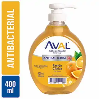 Mifarma Jabón liquido antibacterial con glicerina aval cítrico - frasco 400 ml oferta