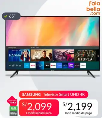 Falabella Samsung Televisor Smart UHD 4K 65" oferta