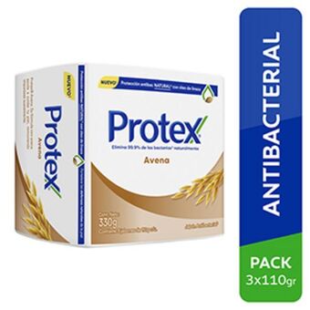 Mifarma Jabón corporal avena protex - pack 3 un oferta