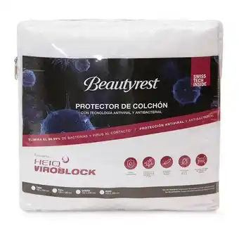 Drimer Protector de colchón impermeable beautyrest heiq viroblock oferta