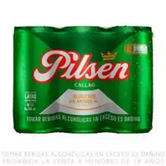 Metro Sixpack cerveza pilsen callao lata 269ml oferta