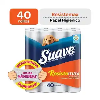 Tottus Papel higiénico resistemax suave 40 rollos oferta