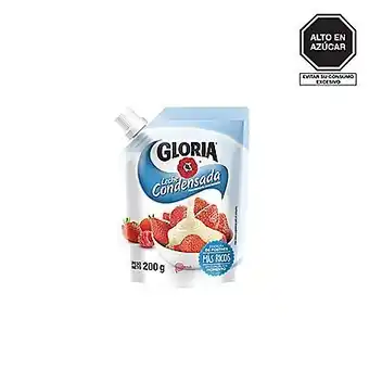 Tottus Doypack leche condensada gloria 200 gr oferta