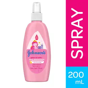 Tottus Spray gotas de brillo johnson's baby 200 ml oferta