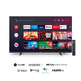 Tottus Televisor 65'' 65pud7406 led uhd 4k smart android oferta