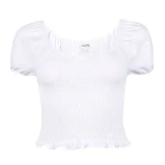 Tottus Polo panal mujer l blanco oferta