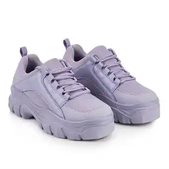 Tottus Zapatilla chunky pastel lila 40 oferta