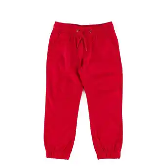 Tottus Pantalon jogger paper niño talla 8 rojo oferta