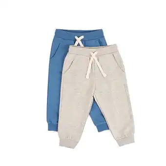 Tottus Pack 2 jogger franela beb� talla 24m gris/azul oferta