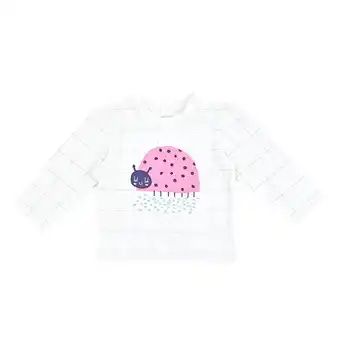 Tottus Polo ml parche beb� talla 6m blanco oferta