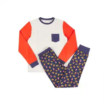 Tottus Pijama larga azul 12 oferta