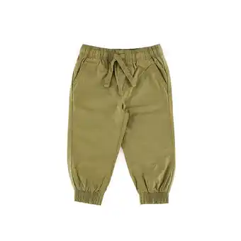 Tottus Pantalon jogger paper beb� talla 18m verde oferta