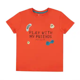 Tottus Polo algod�n mc ni�o talla 3 naranja oferta