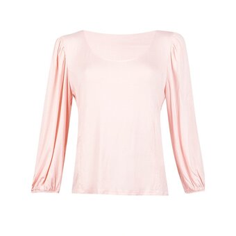 Tottus Polo manga recogida mujer m rosado oferta