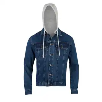 Tottus Casaca jean hombre s azul marino oferta