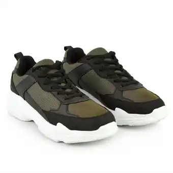 Tottus Zapatilla chunky cortes verde 44 oferta