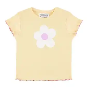 Tottus Polo mc rib fullprint ni�a talla 2 vainilla oferta