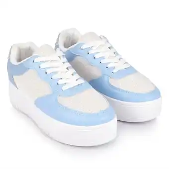 Tottus Zapatilla urbanas baja celeste 38 oferta