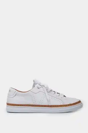 Vélez Zapatillas de cuero contraste oferta